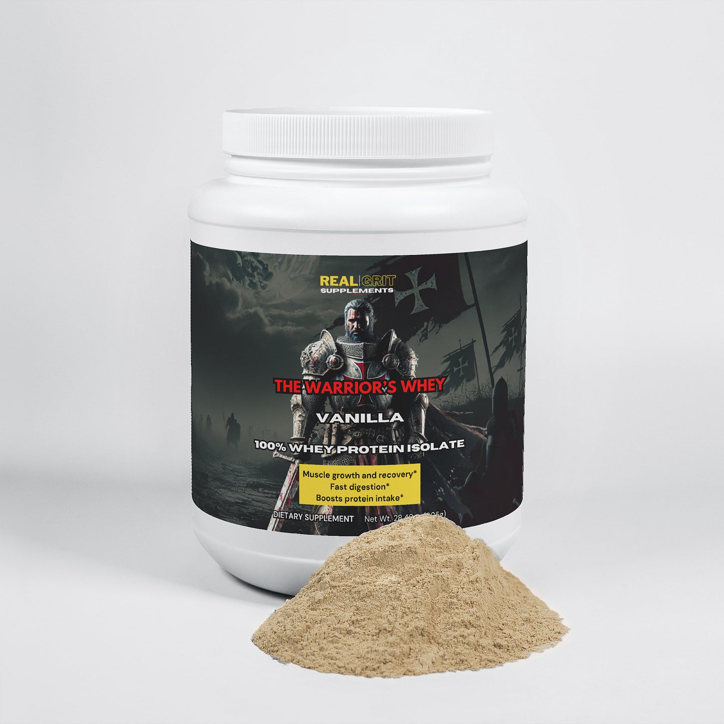 The Warrior's Whey 100% Whey Protein Isolate (Vanilla)