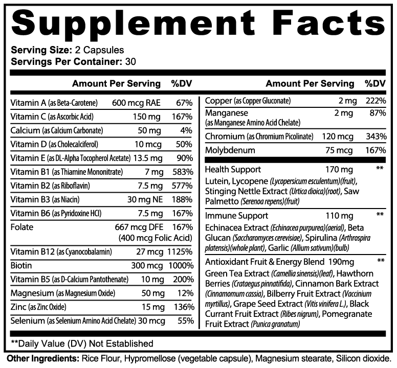 Olympic Fortitude (Daily Multivitamin)