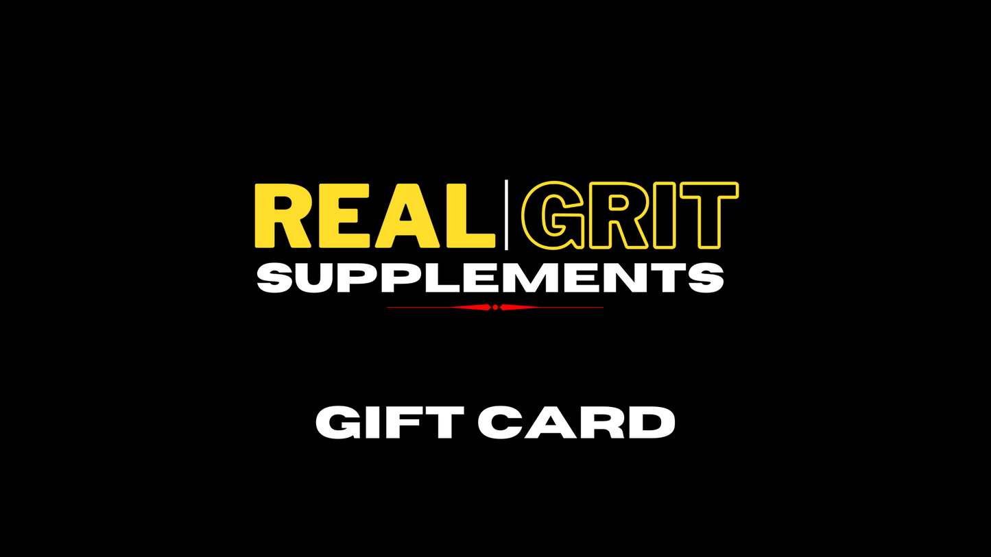 Real GRIT Supplements Gift Card