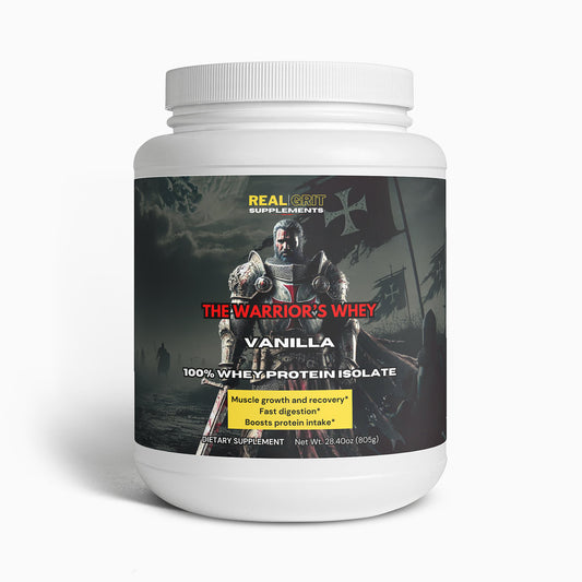 The Warrior's Whey 100% Whey Protein Isolate (Vanilla)