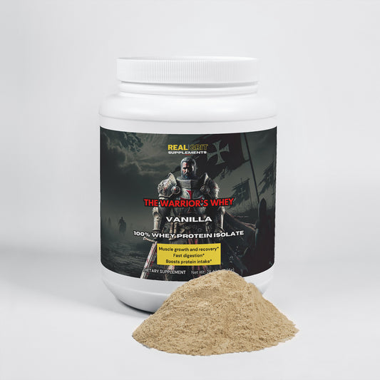The Warrior's Whey 100% Whey Protein Isolate (Vanilla)