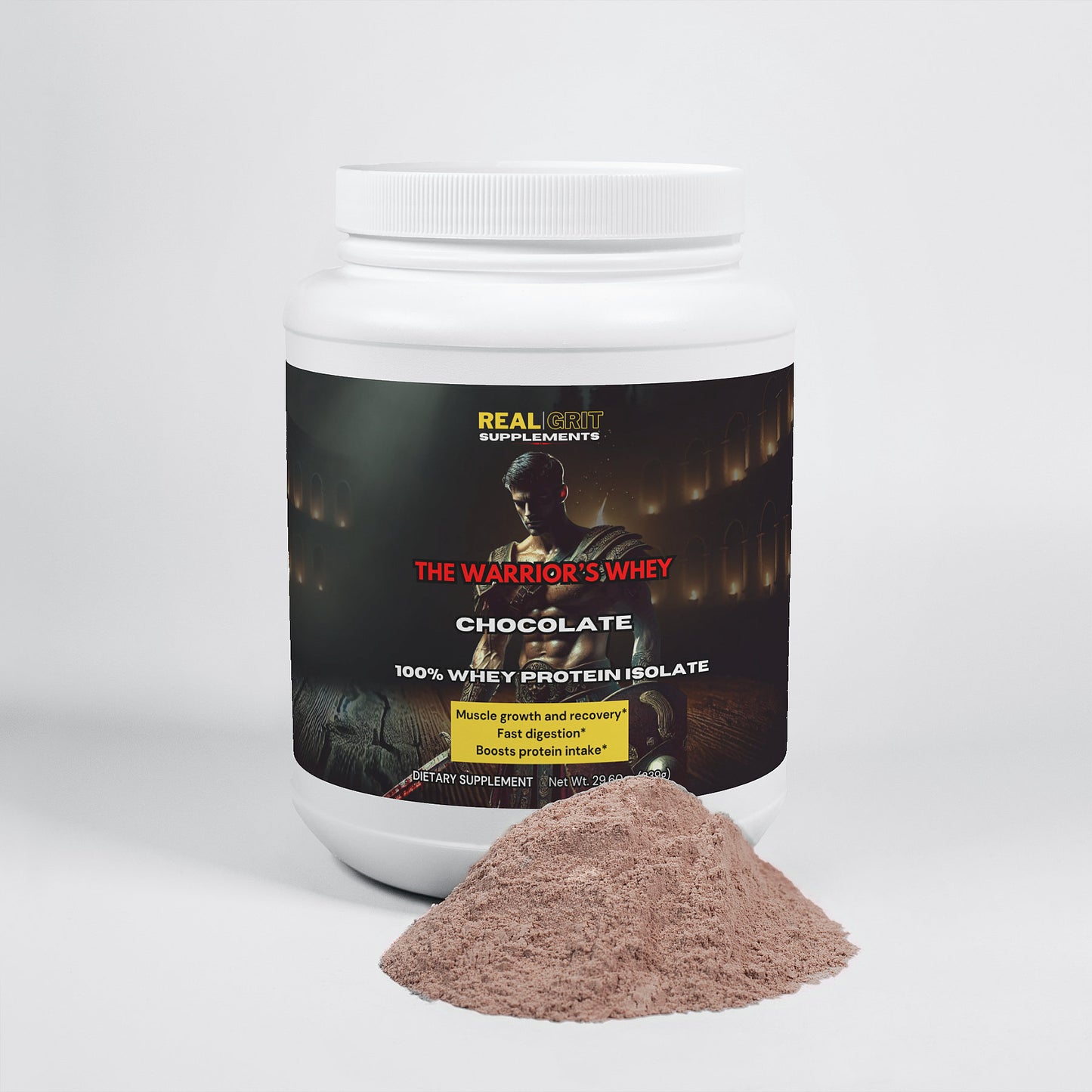 The Warrior's Whey 100% Whey Protein Isolate (Chocolate)