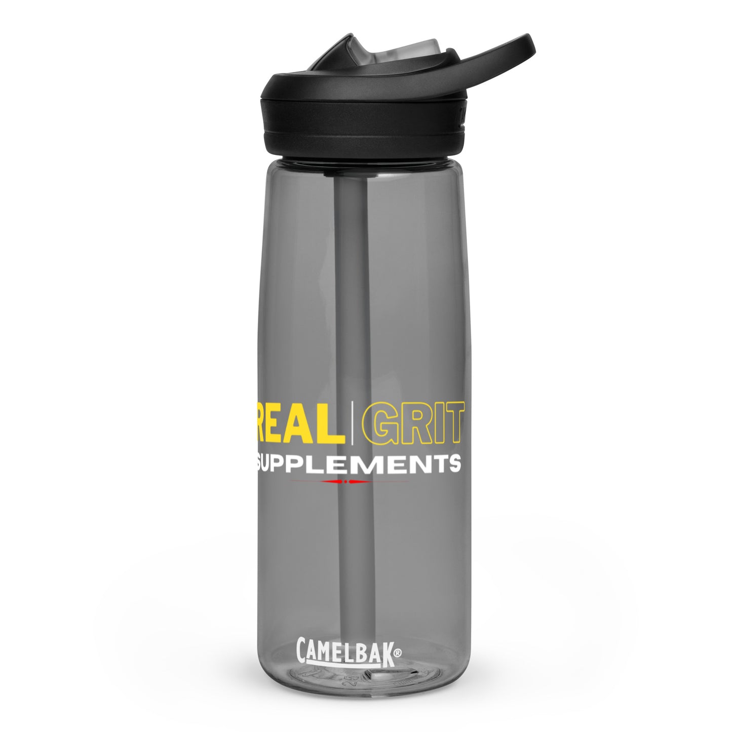 Real GRIT Supplements Water Bottle