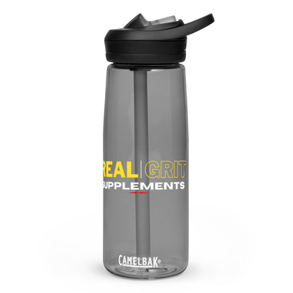 Real GRIT Supplements Water Bottle