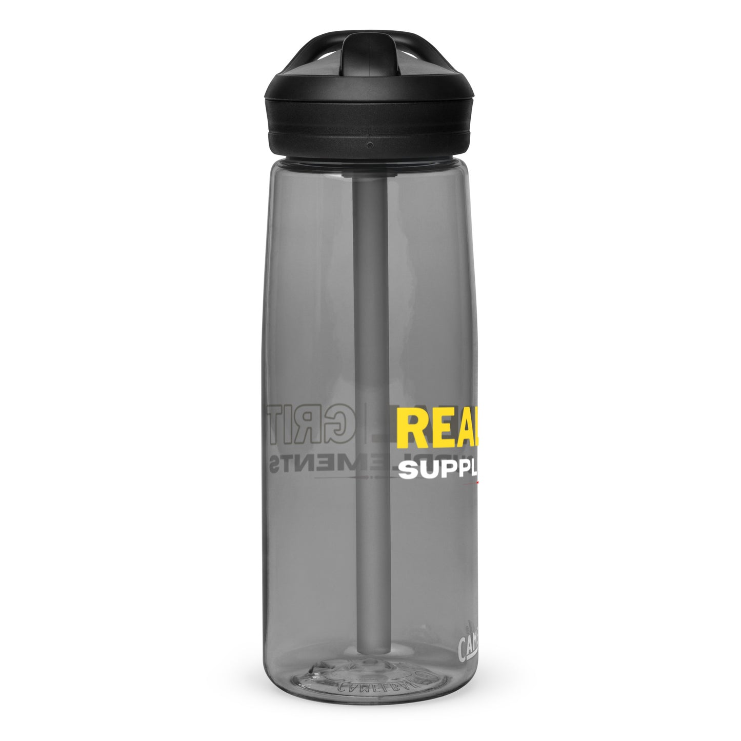 Real GRIT Supplements Water Bottle